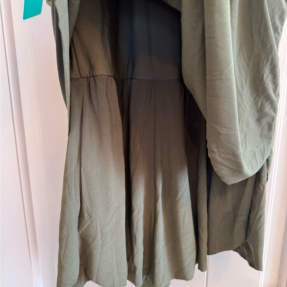 NWT, Aqua Green Onesie Bathing Suit, Olive Green/Black, Extra Large - Picture 4 of 10